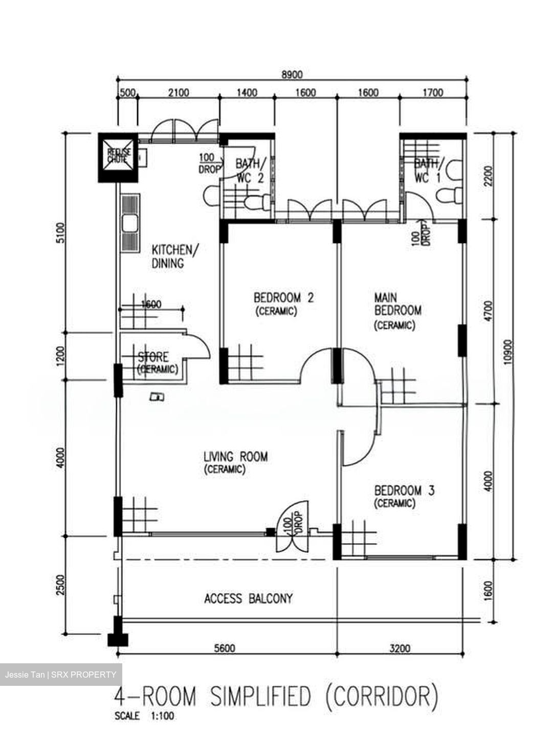 Blk 117 Simei Street 1 (Tampines), HDB 4 Rooms #571005431